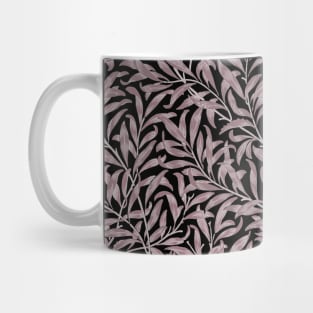 William Morris Willow Bough Pink on Dark Mug